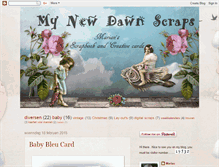 Tablet Screenshot of mynewdawn-scrap.blogspot.com