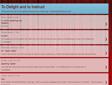 Tablet Screenshot of delightandinstruct.blogspot.com