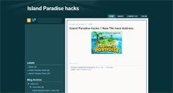 Desktop Screenshot of islandparadise-hacks.blogspot.com