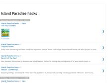 Tablet Screenshot of islandparadise-hacks.blogspot.com
