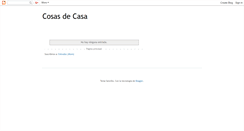 Desktop Screenshot of lascosasdecasas.blogspot.com