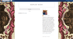 Desktop Screenshot of kepleykids.blogspot.com