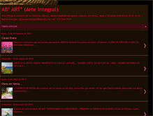 Tablet Screenshot of espaciodearteintegral.blogspot.com