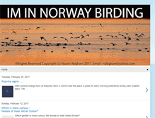 Tablet Screenshot of norwaybirding.blogspot.com