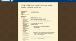 Desktop Screenshot of learn-ethical-hacking.blogspot.com