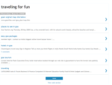 Tablet Screenshot of mohan-travelingforfun.blogspot.com