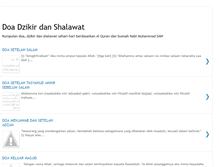 Tablet Screenshot of doadzikir.blogspot.com