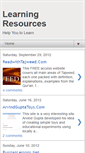 Mobile Screenshot of learningresourcesbookmark.blogspot.com