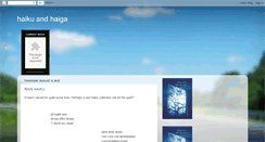 Desktop Screenshot of haikuandhaiga.blogspot.com