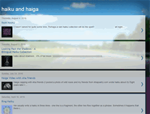 Tablet Screenshot of haikuandhaiga.blogspot.com