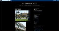 Desktop Screenshot of mycanadianyear.blogspot.com