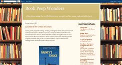 Desktop Screenshot of bookpeepwonders.blogspot.com