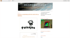 Desktop Screenshot of despoblacion.blogspot.com