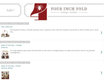 Tablet Screenshot of fourinchfold.blogspot.com