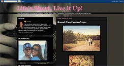 Desktop Screenshot of lifesshortliveitup-familymotto.blogspot.com