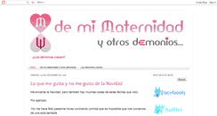 Desktop Screenshot of demimaternidadyotrosdemonios.blogspot.com