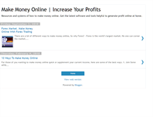 Tablet Screenshot of onlinemoneymaker-info.blogspot.com