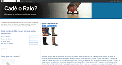 Desktop Screenshot of cadeoralo.blogspot.com