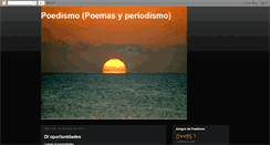 Desktop Screenshot of poedismo.blogspot.com