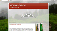 Desktop Screenshot of motivasiindonesia.blogspot.com