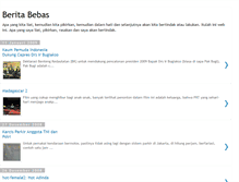 Tablet Screenshot of berita-bebas.blogspot.com