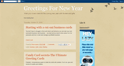 Desktop Screenshot of greetingsfornewyear.blogspot.com