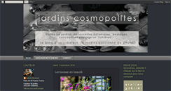 Desktop Screenshot of jardinscosmopolites.blogspot.com