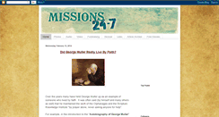 Desktop Screenshot of missions247.blogspot.com