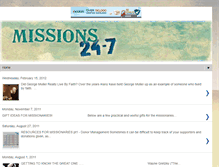 Tablet Screenshot of missions247.blogspot.com