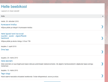Tablet Screenshot of hellebeebikool.blogspot.com