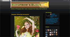 Desktop Screenshot of boyofbow.blogspot.com