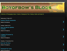 Tablet Screenshot of boyofbow.blogspot.com