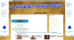 Desktop Screenshot of latestandnew2u.blogspot.com