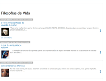 Tablet Screenshot of filosofiasparaavida.blogspot.com