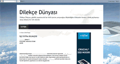 Desktop Screenshot of dilekcedunyasi.blogspot.com