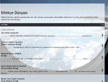 Tablet Screenshot of dilekcedunyasi.blogspot.com