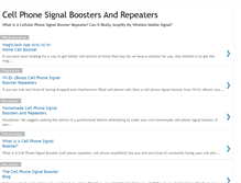 Tablet Screenshot of cellphonesignalboosters.blogspot.com