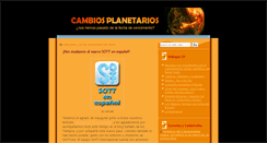 Desktop Screenshot of cambios-planetarios.blogspot.com