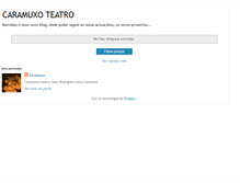 Tablet Screenshot of caramuxoteatro.blogspot.com
