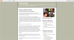 Desktop Screenshot of dgeneracion.blogspot.com