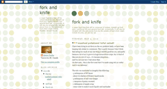 Desktop Screenshot of fork-and-knife.blogspot.com