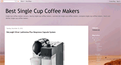 Desktop Screenshot of best-single-cup-coffee-makers.blogspot.com