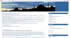 Desktop Screenshot of haftasonuistanbul.blogspot.com