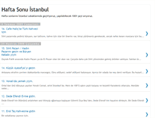 Tablet Screenshot of haftasonuistanbul.blogspot.com
