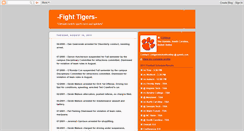 Desktop Screenshot of fighttigers.blogspot.com