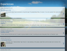 Tablet Screenshot of priya-experiences.blogspot.com