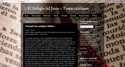 Desktop Screenshot of elrefugiodeljusto.blogspot.com