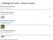 Tablet Screenshot of elrefugiodeljusto.blogspot.com