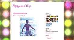 Desktop Screenshot of happyandgay.blogspot.com