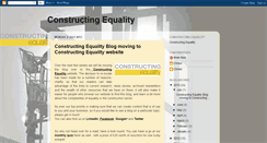 Desktop Screenshot of constructingequality.blogspot.com
